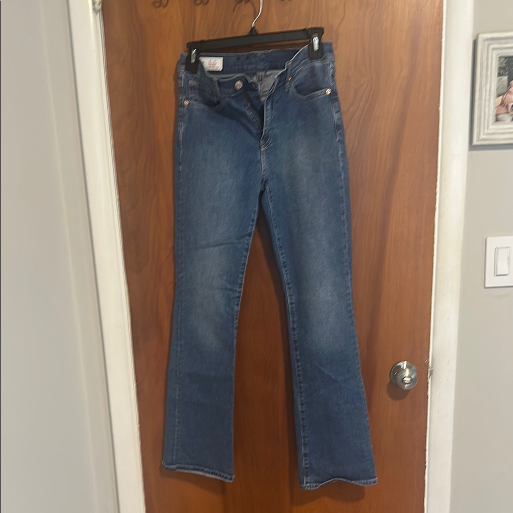 GAP Blue Flare Wide Leg Jeans